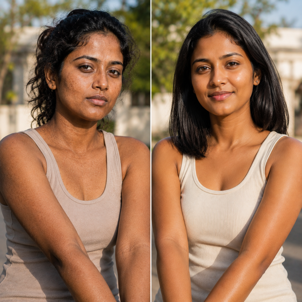 How Tanning Looks Different on Dry Skin vs Normal Skin